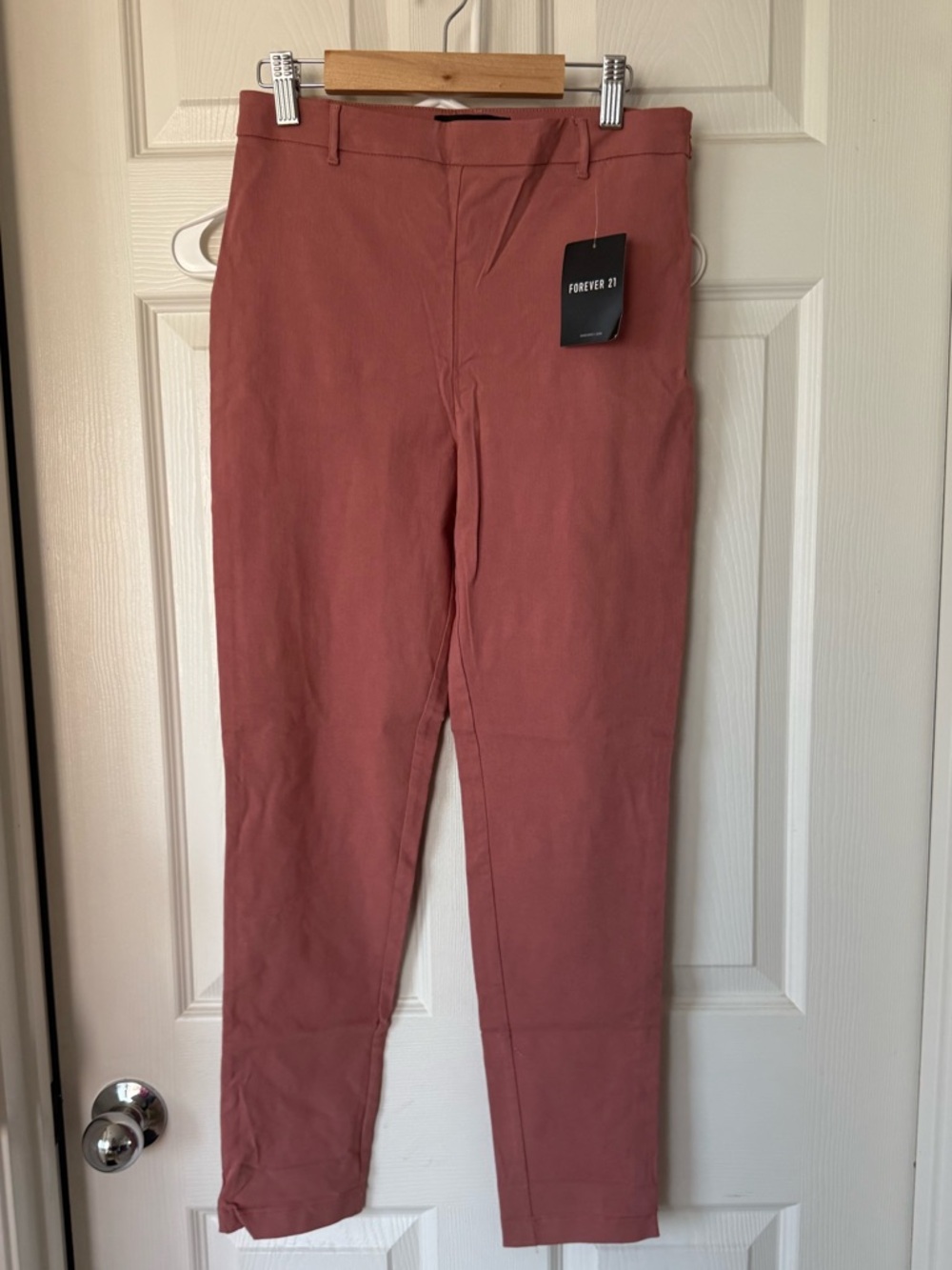Forever 21 Slim Fit Dusty Rose Pants